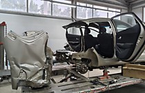 KIA RIO Замена трети кузова.